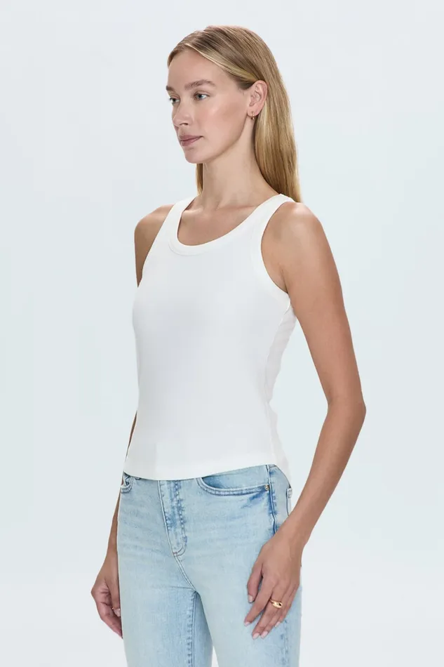 Pistola Denim Tees and Tanks Women Christy Tank 8211 Le Blanc