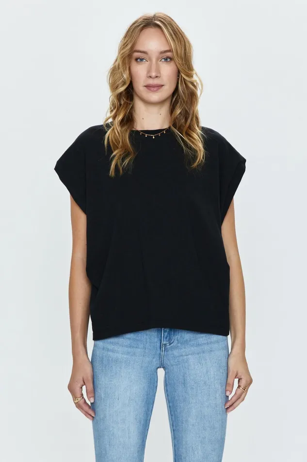 Pistola Denim Tees and Tanks Women Trina Tee 8211 Black