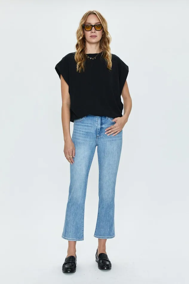 Pistola Denim Tees and Tanks Women Trina Tee 8211 Black