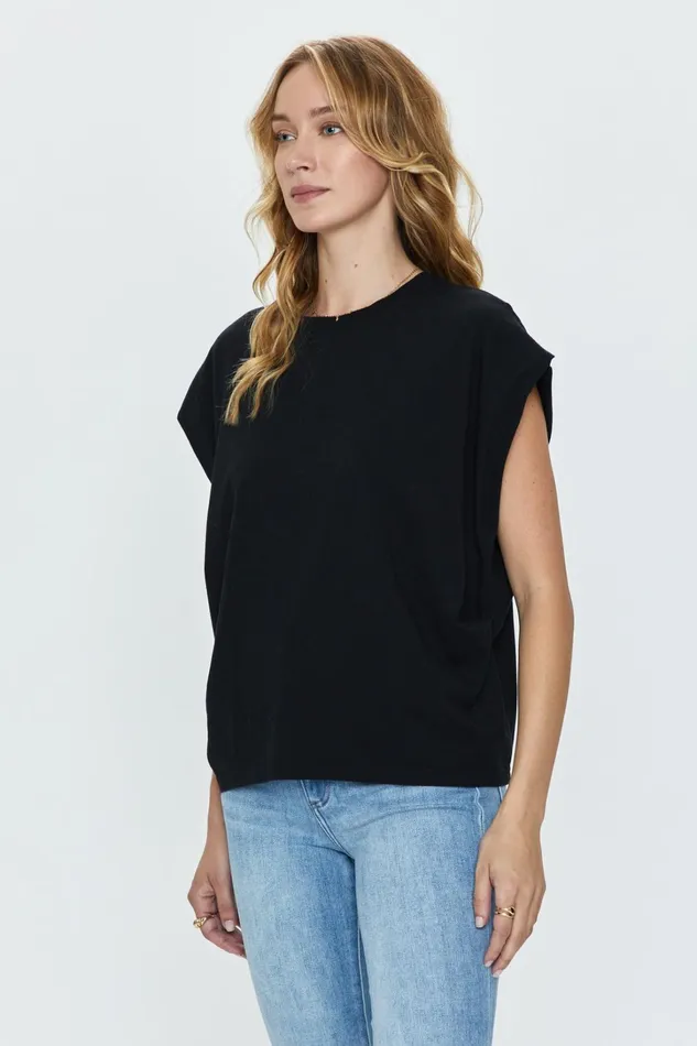 Pistola Denim Tees and Tanks Women Trina Tee 8211 Black