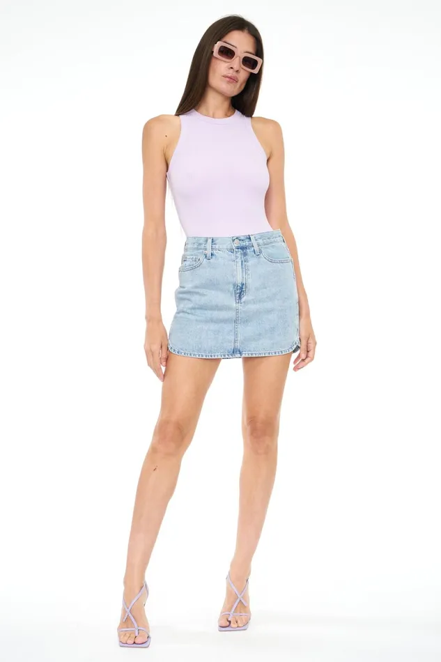 Pistola Denim Tops Women Blake Crewneck Bodysuit 8211 Taro