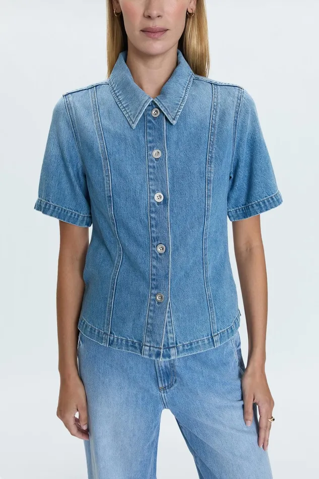 Pistola Denim Tops Women Cyndi Denim Shirt 8211 Palo Alto