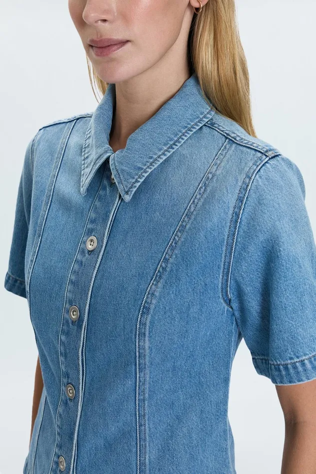 Pistola Denim Tops Women Cyndi Denim Shirt 8211 Palo Alto