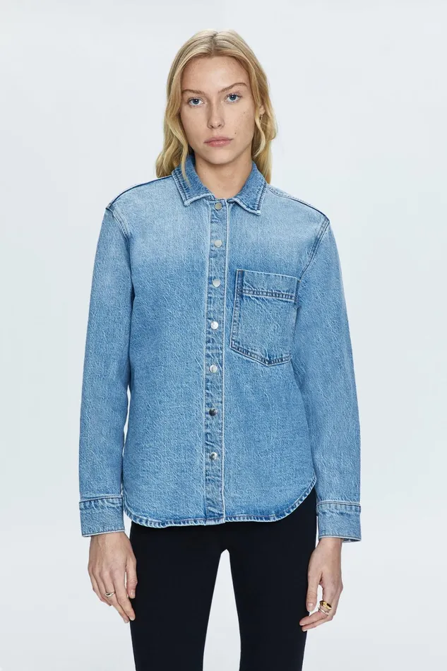 Pistola Denim Tops Women Liv Denim Shirt 8211 Fonda