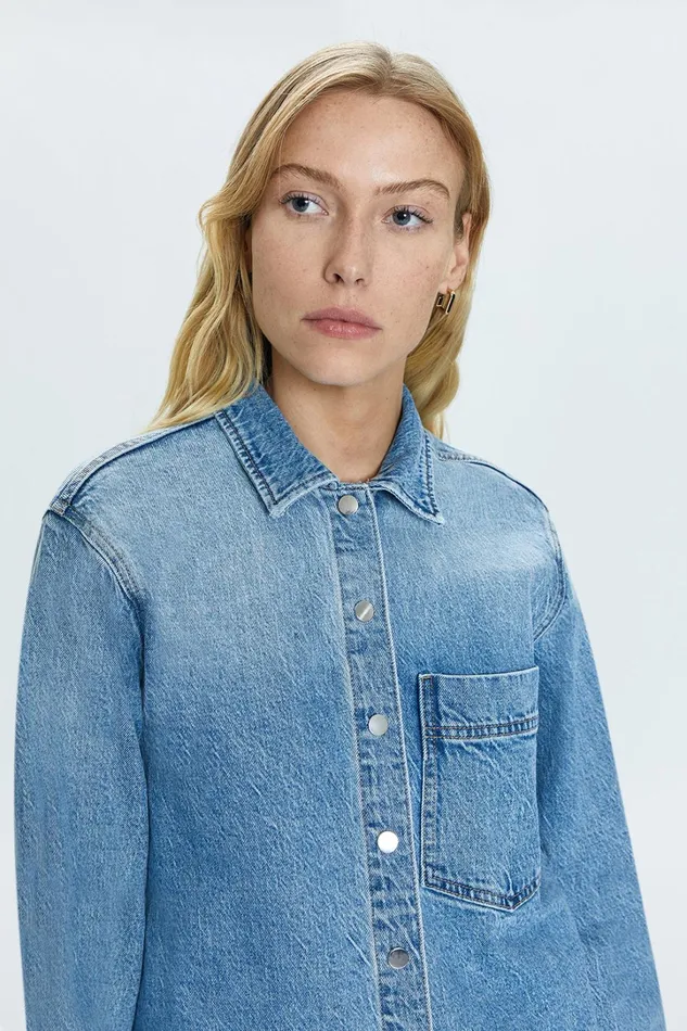 Pistola Denim Tops Women Liv Denim Shirt 8211 Fonda