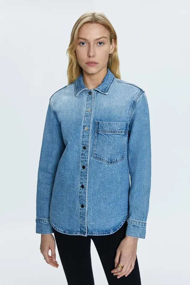 Pistola Denim Tops Women Liv Denim Shirt 8211 Fonda