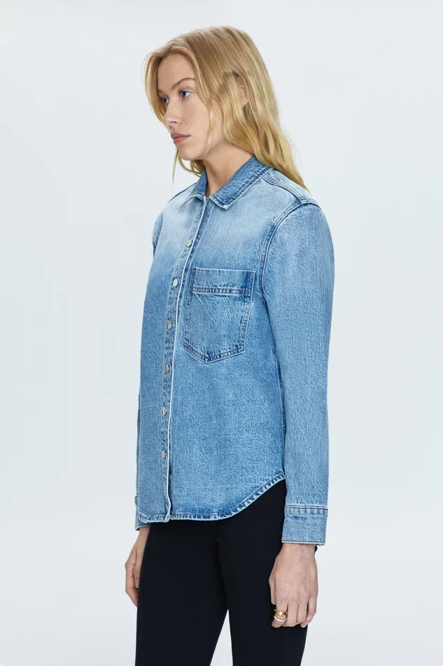Pistola Denim Tops Women Liv Denim Shirt 8211 Fonda
