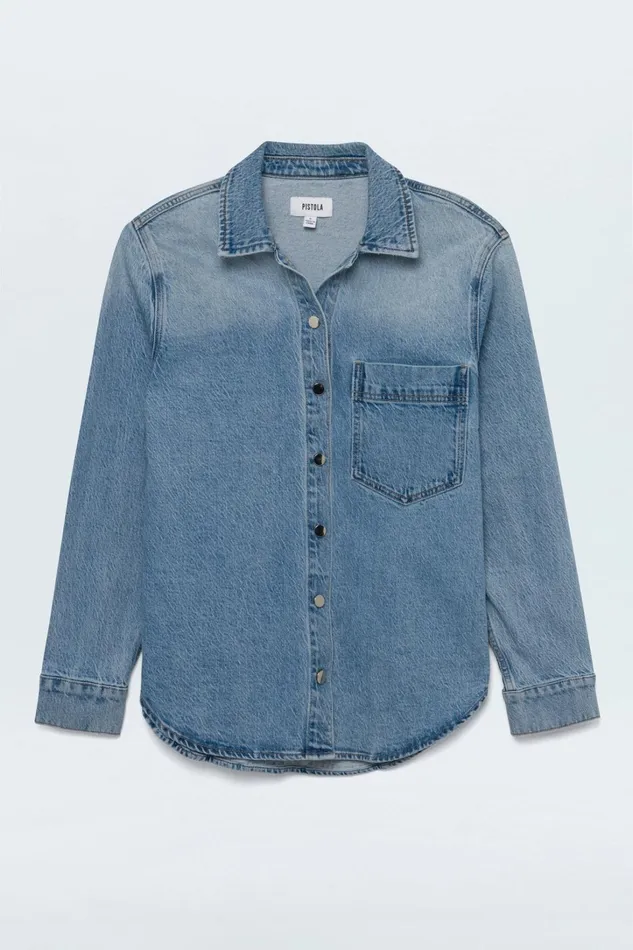 Pistola Denim Tops Women Liv Denim Shirt 8211 Fonda