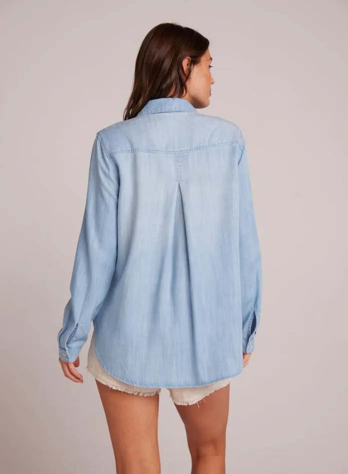 Pocket Button Down 8211 Caribbean Wash Women Bella Dahl Button Down Pocket Button Down 8211 Caribbean Wash Women Bella Dahl Button Down
