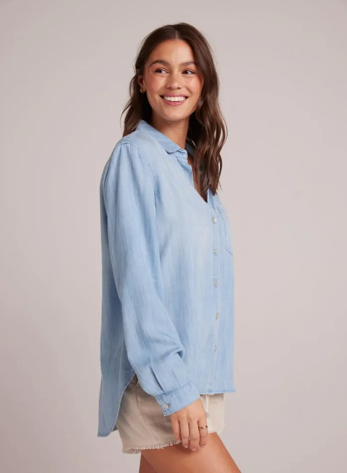 Pocket Button Down 8211 Caribbean Wash Women Bella Dahl Button Down Pocket Button Down 8211 Caribbean Wash Women Bella Dahl Button Down