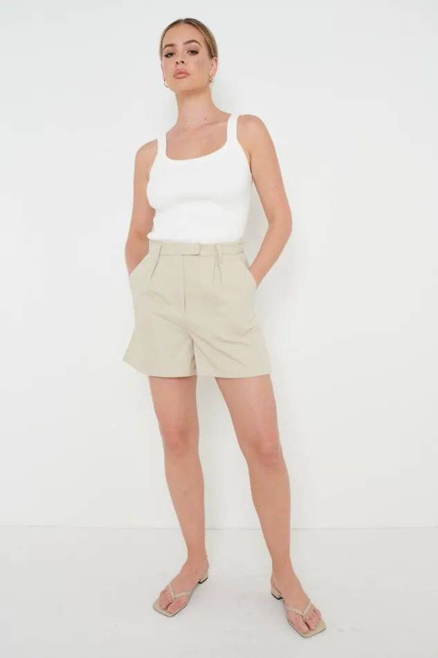 Pretty Lavish Bottoms Blair ALine Shorts Brown 8211 Women Pretty Lavish Bottoms Blair ALine Shorts Brown 8211 Women