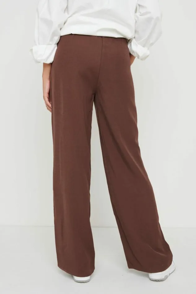 Pretty Lavish Bottoms Esther Relaxed Trousers Brown 8211 Women