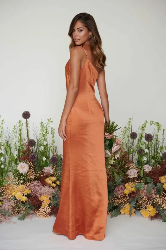 Pretty Lavish Bridesmaid Dresses Amelia Maxi Bridesmaid Dress Copper 8211 Women