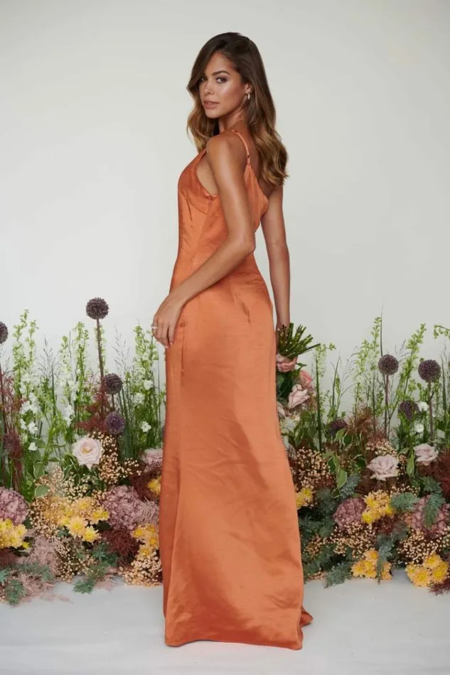 Pretty Lavish Bridesmaid Dresses Amelia Maxi Bridesmaid Dress Copper 8211 Women