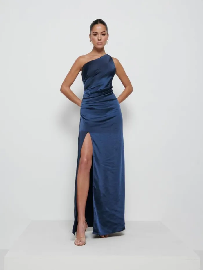 Pretty Lavish Bridesmaid Dresses Amelia Ruched Maxi Bridesmaid Dress Navy 8211 Women Pretty Lavish Bridesmaid Dresses Amelia Ruched Maxi Bridesmaid Dress Navy 8211 Women