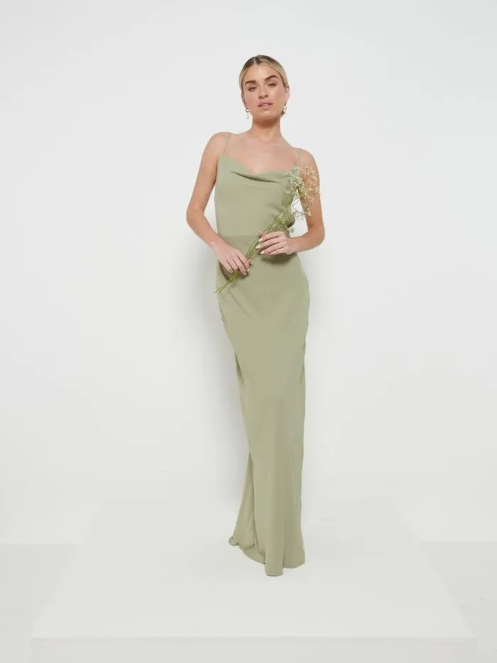 Pretty Lavish Bridesmaid Dresses Keisha Chiffon Maxi Bridesmaid Dress Olive 8211 Women Pretty Lavish Bridesmaid Dresses Keisha Chiffon Maxi Bridesmaid Dress Olive 8211 Women