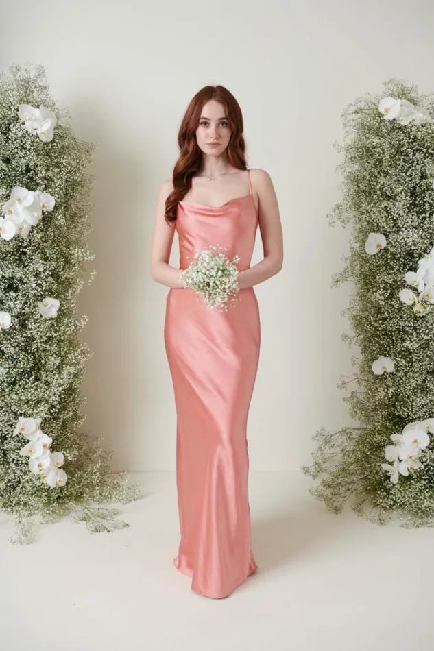 Pretty Lavish Bridesmaid Dresses Keisha Maxi Bridesmaid Dress Apricot Pink 8211 Women