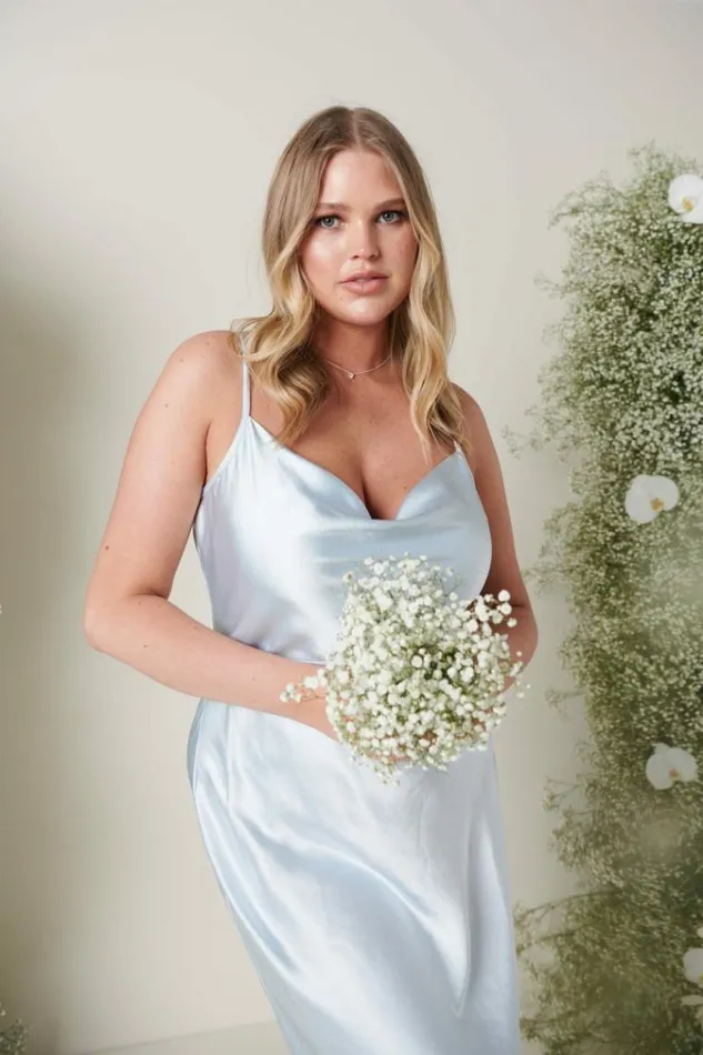 Pretty Lavish Bridesmaid Dresses Keisha Maxi Bridesmaid Dress Pale Blue 8211 Women