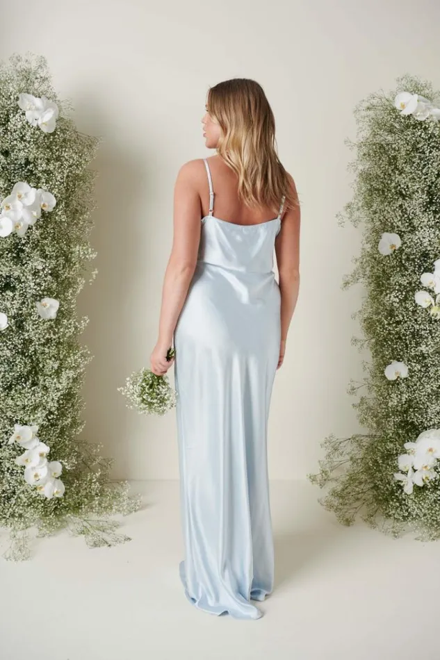 Pretty Lavish Bridesmaid Dresses Keisha Maxi Bridesmaid Dress Pale Blue 8211 Women