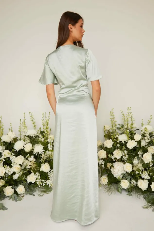 Pretty Lavish Bridesmaid Dresses Naya Maxi Bridesmaid Dress Sage 8211 Women