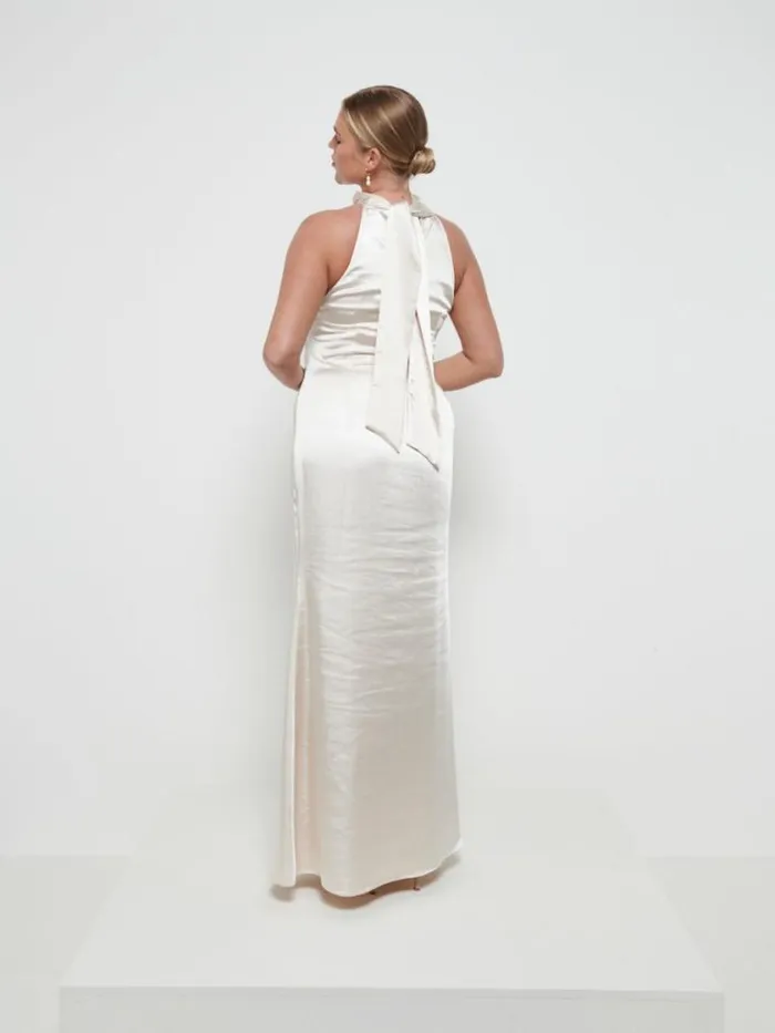 Pretty Lavish Bridesmaid Dresses Odelle Maxi Bridesmaid Dress Champagne 8211 Women
