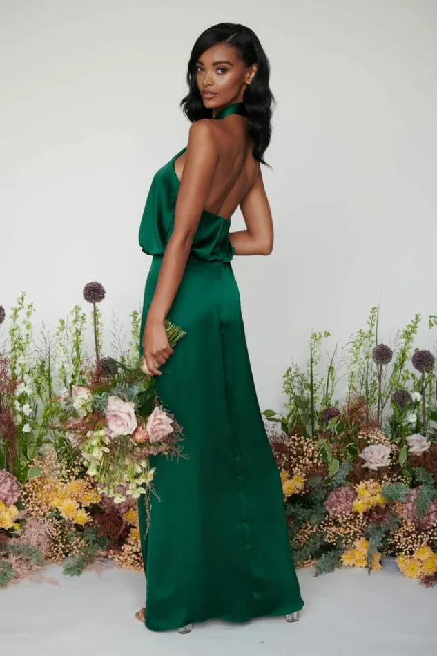 Pretty Lavish Bridesmaid Dresses Sammie Recycled Maxi Bridesmaid Dress Emerald 8211 Women