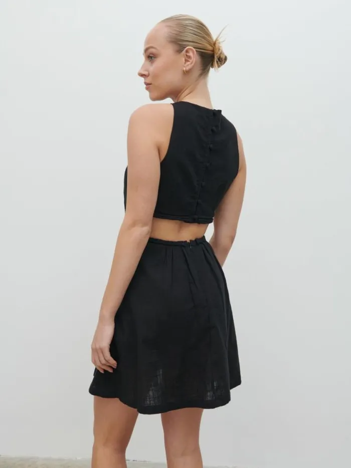Pretty Lavish Dresses Melody Cut Out Mini Dress Black 8211 Women