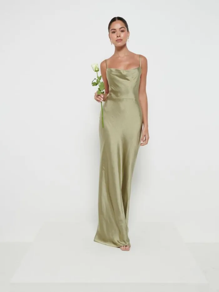 Pretty Lavish Satin Bridesmaid Dresses Keisha Maxi Bridesmaid Dress Olive 8211 Women Pretty Lavish Satin Bridesmaid Dresses Keisha Maxi Bridesmaid Dress Olive 8211 Women