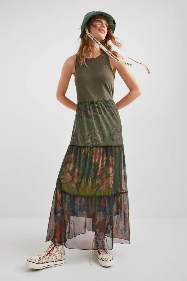 Print Long Dress Women Desigual Dresses