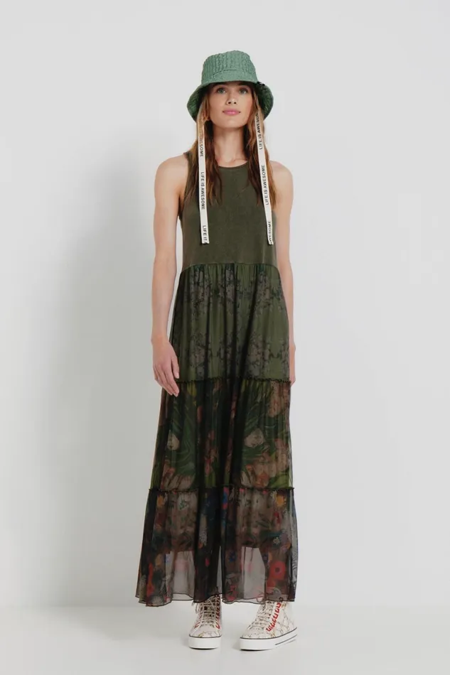 Print Long Dress Women Desigual Dresses