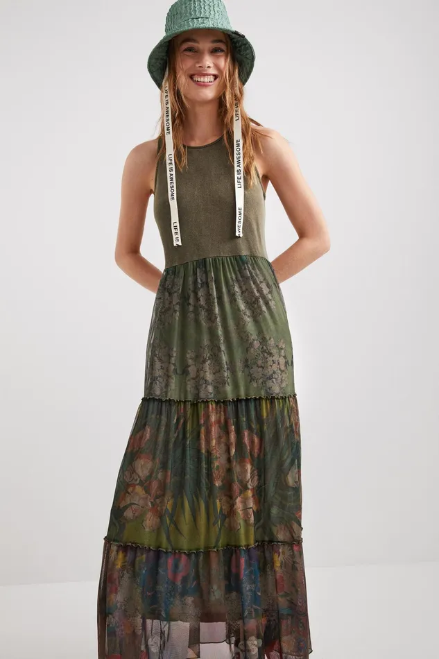 Print Long Dress Women Desigual Dresses
