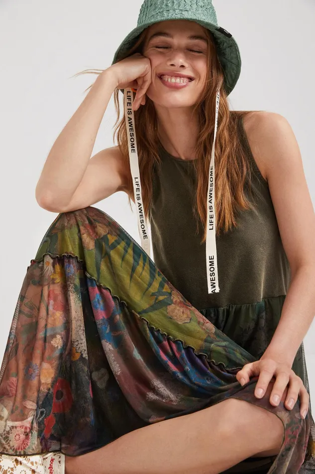 Print Long Dress Women Desigual Dresses