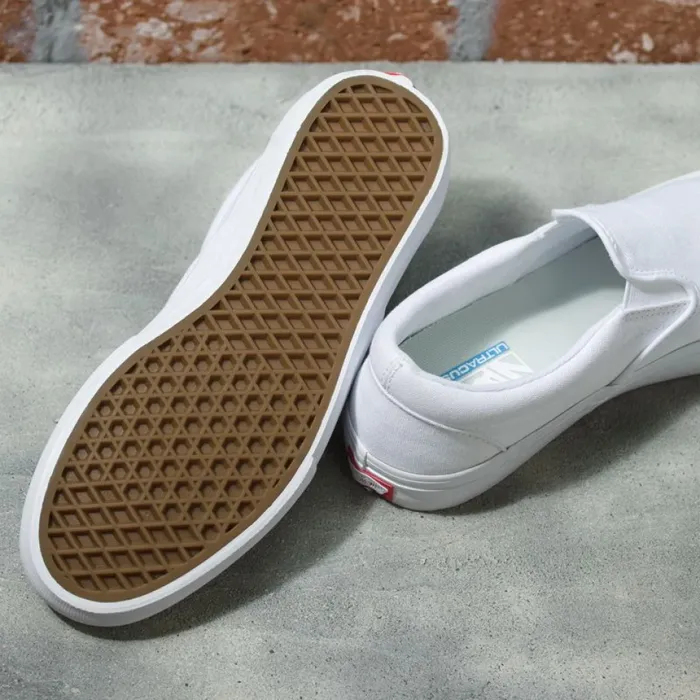 Pro Skate MenWomen Vans SlipOn Pro whitewhite Pro Skate MenWomen Vans SlipOn Pro whitewhite