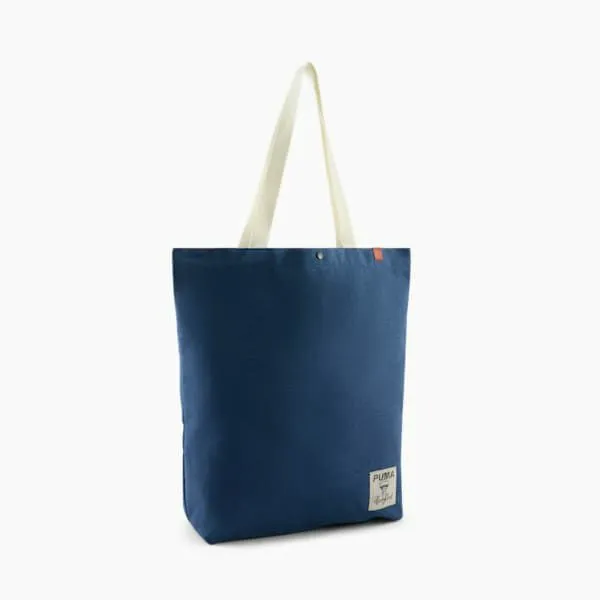 Puma Bags and Backpacks Lafayette Canvas Tote Bag Navy 8211 Women