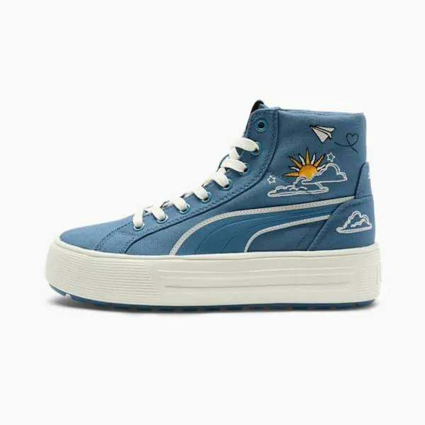 Puma Boots and Mids Kaia 20 Novelty 039s Mid Top Sneakers Blue Horizonfrosted Ivorypuma White 8211 Women Puma Boots and Mids Kaia 20 Novelty 039s Mid Top Sneakers Blue Horizonfrosted Ivorypuma White 8211 Women