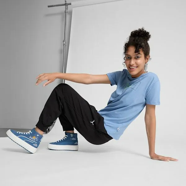 Puma Boots and Mids Kaia 20 Novelty 039s Mid Top Sneakers Blue Horizonfrosted Ivorypuma White 8211 Women Puma Boots and Mids Kaia 20 Novelty 039s Mid Top Sneakers Blue Horizonfrosted Ivorypuma White 8211 Women