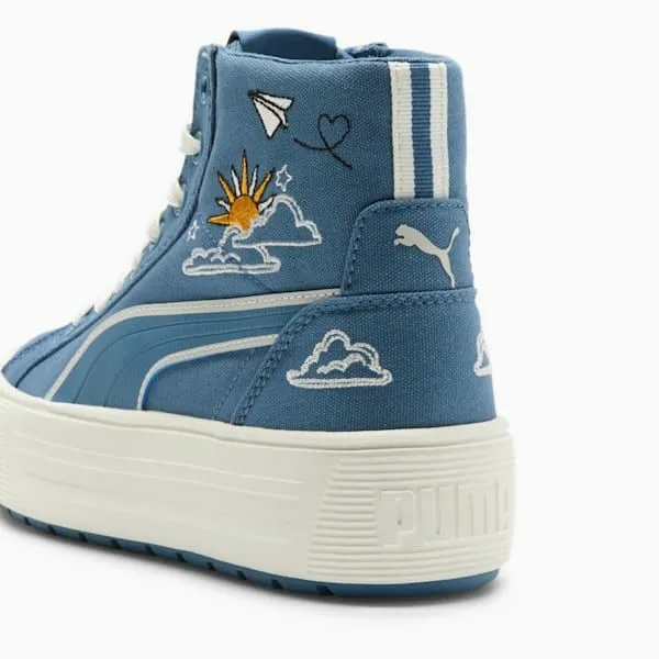 Puma Boots and Mids Kaia 20 Novelty 039s Mid Top Sneakers Blue Horizonfrosted Ivorypuma White 8211 Women Puma Boots and Mids Kaia 20 Novelty 039s Mid Top Sneakers Blue Horizonfrosted Ivorypuma White 8211 Women