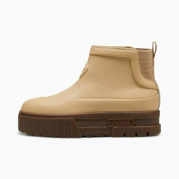 Puma Boots and Mids Mayze Wellis Leather 039s Boots Sand Dune 8211 Women