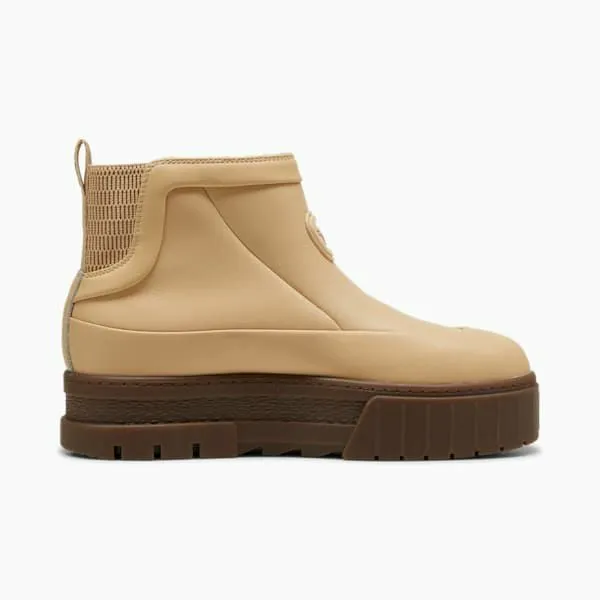 Puma Boots and Mids Mayze Wellis Leather 039s Boots Sand Dune 8211 Women