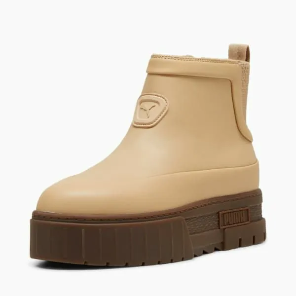 Puma Boots and Mids Mayze Wellis Leather 039s Boots Sand Dune 8211 Women
