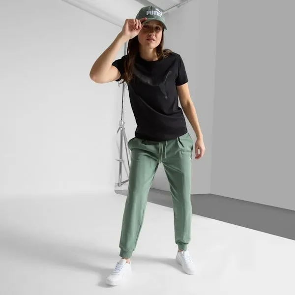 Puma Hats and Beanies PUMA 1 Adjustable Relaxed Fit Hat Whitegreen 8211 Women Puma Hats and Beanies PUMA 1 Adjustable Relaxed Fit Hat Whitegreen 8211 Women