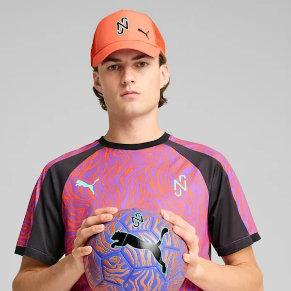 Puma Hats and Beanies PUMA X NEYMAR Trucker Cap Orange Poppypuma Black 8211 Men Puma Hats and Beanies PUMA X NEYMAR Trucker Cap Orange Poppypuma Black 8211 Men