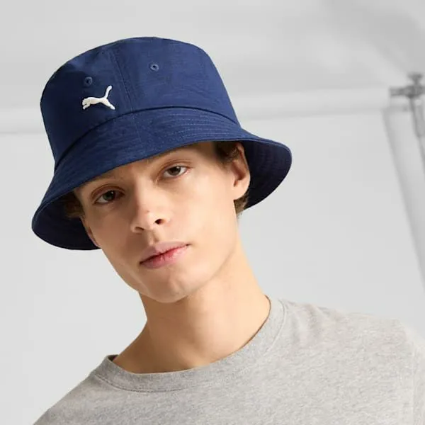 Puma Hats and Beanies Ripstop Bucket Hat Bluetan 8211 Women