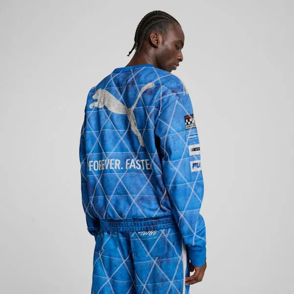 Puma Hoodies and Sweatshirts AAP ROCKY X PUMA Quilted Sweatshirt Clyde Royal 8211 Women Puma Hoodies and Sweatshirts AAP ROCKY X PUMA Quilted Sweatshirt Clyde Royal 8211 Women