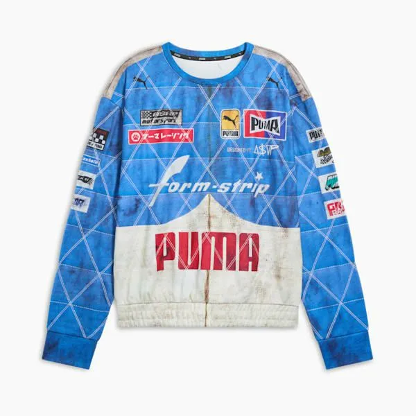Puma Hoodies and Sweatshirts AAP ROCKY X PUMA Quilted Sweatshirt Clyde Royal 8211 Women Puma Hoodies and Sweatshirts AAP ROCKY X PUMA Quilted Sweatshirt Clyde Royal 8211 Women
