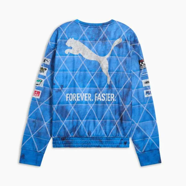 Puma Hoodies and Sweatshirts AAP ROCKY X PUMA Quilted Sweatshirt Clyde Royal 8211 Women Puma Hoodies and Sweatshirts AAP ROCKY X PUMA Quilted Sweatshirt Clyde Royal 8211 Women
