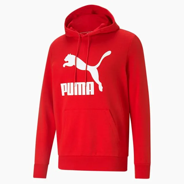 Puma Hoodies and Sweatshirts Classics Logo 039s Hoodie High Risk Red 8211 Men Puma Hoodies and Sweatshirts Classics Logo 039s Hoodie High Risk Red 8211 Men