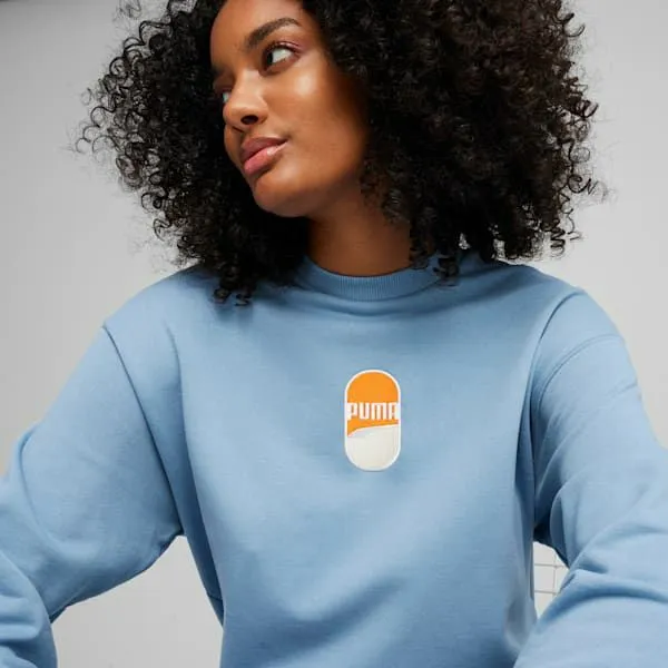 Puma Hoodies and Sweatshirts Downtown 180 039s Crew Neck Sweatshirt Zen Blue 8211 Men Puma Hoodies and Sweatshirts Downtown 180 039s Crew Neck Sweatshirt Zen Blue 8211 Men