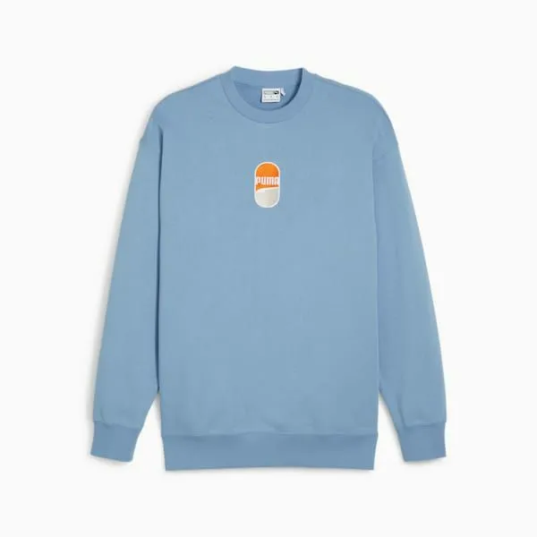 Puma Hoodies and Sweatshirts Downtown 180 039s Crew Neck Sweatshirt Zen Blue 8211 Men Puma Hoodies and Sweatshirts Downtown 180 039s Crew Neck Sweatshirt Zen Blue 8211 Men