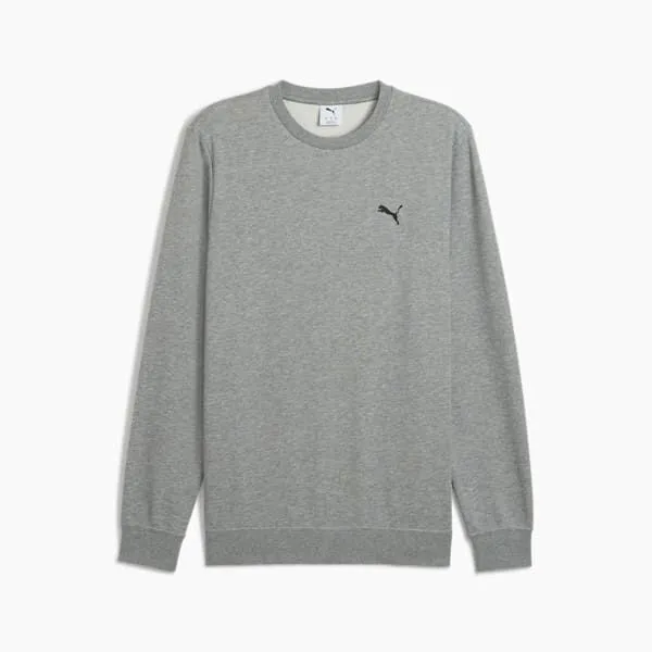 Puma Hoodies and Sweatshirts Essentials 039s Crew Neck Sweatshirt Medium Gray Heather 8211 Men Puma Hoodies and Sweatshirts Essentials 039s Crew Neck Sweatshirt Medium Gray Heather 8211 Men